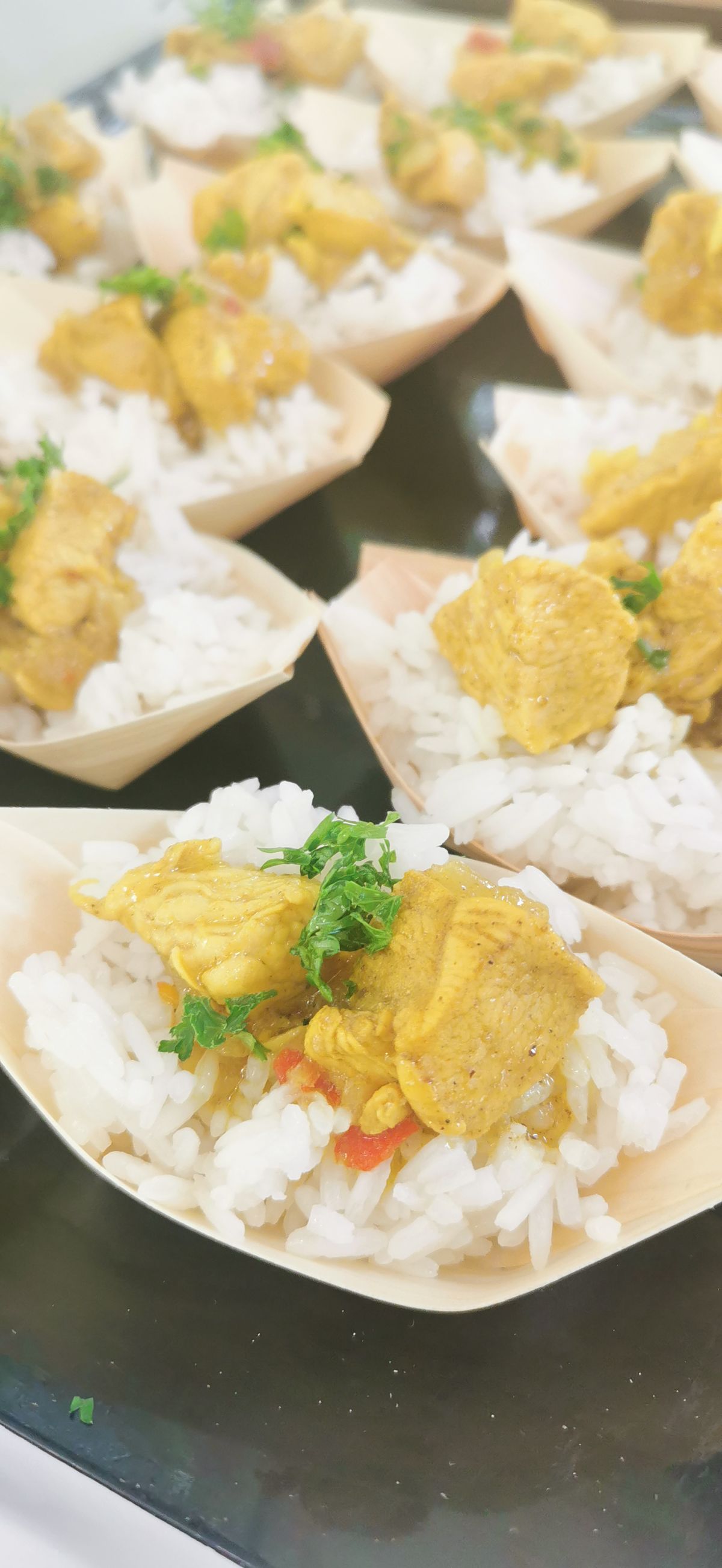 Bouchées colombo de poulet