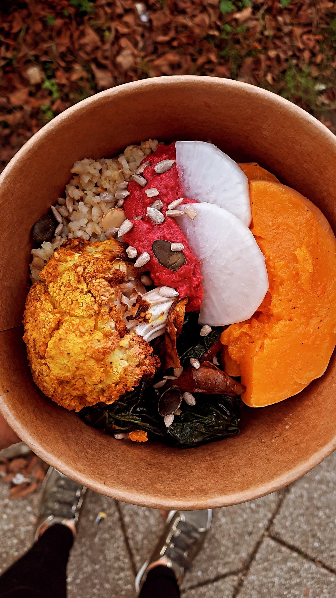 bowl d'hiver aux légumes de saison