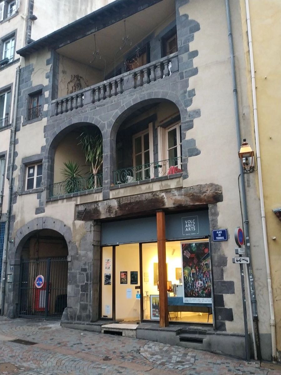 Devanture de la galerie