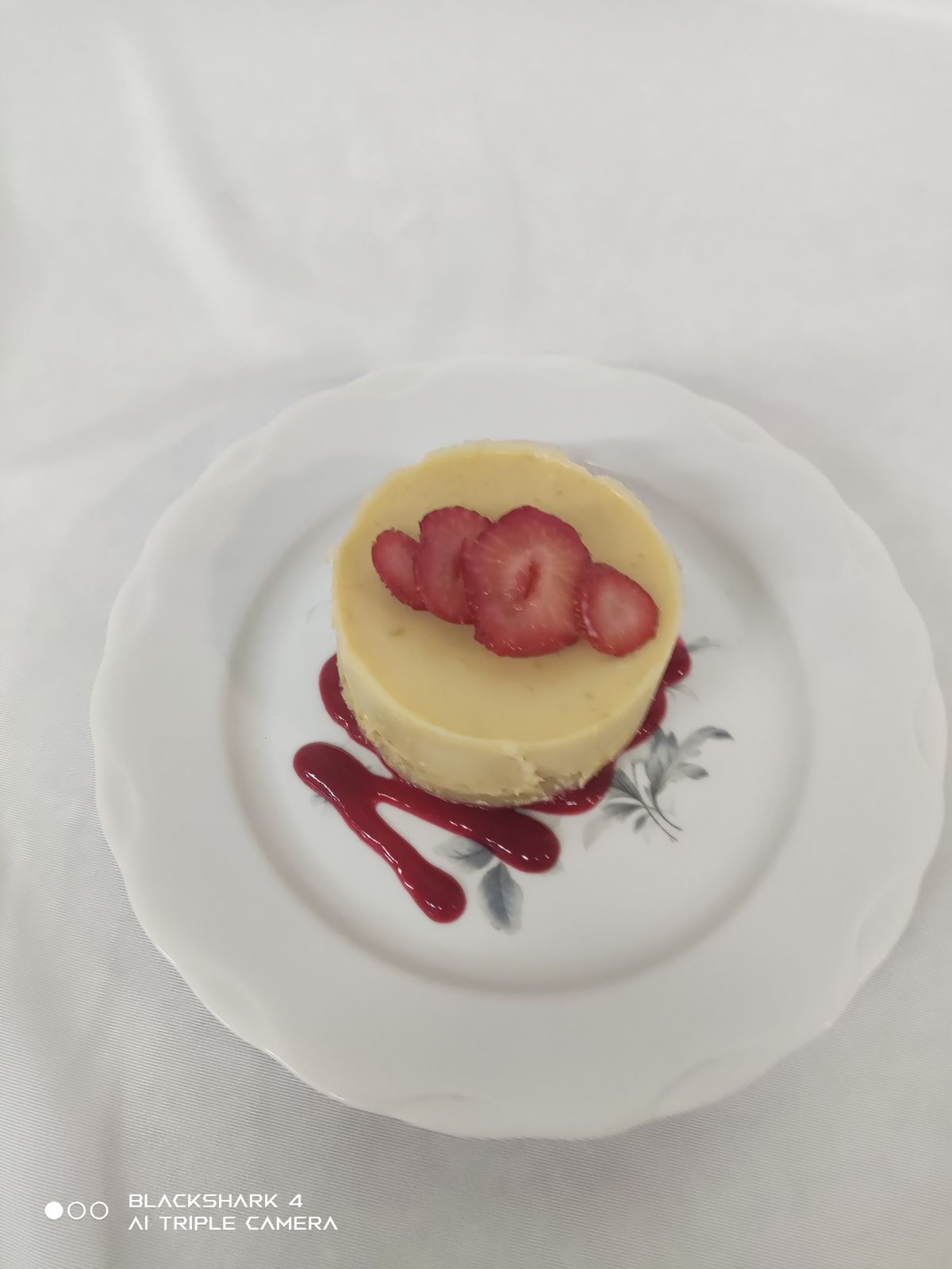Crémeux citron aux fraises 
