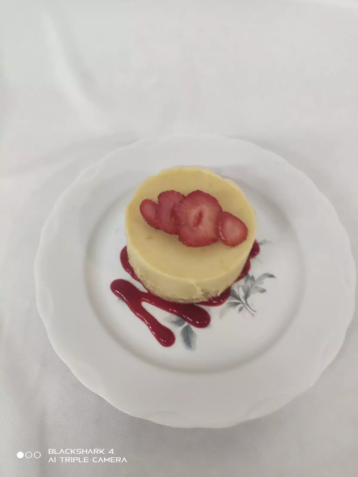 Crémeux citron aux fraises 