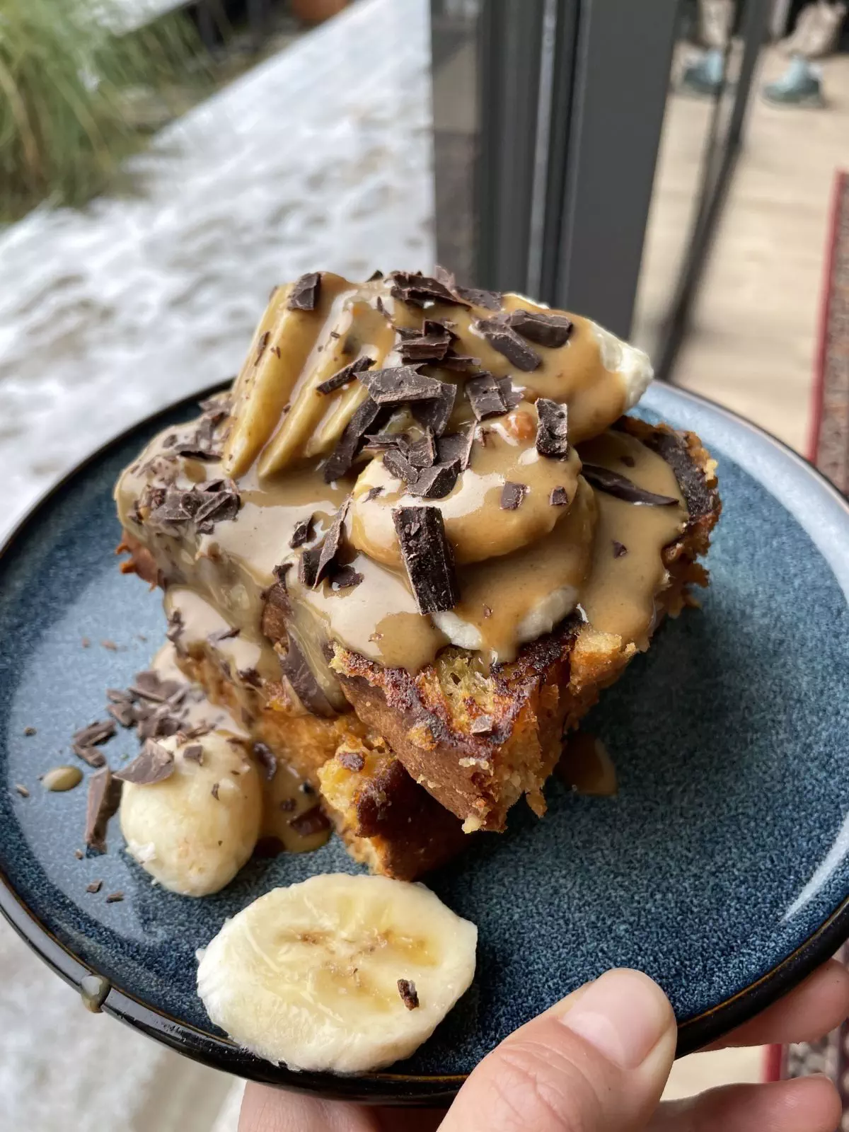 Brioche perdue et son caramel de miso