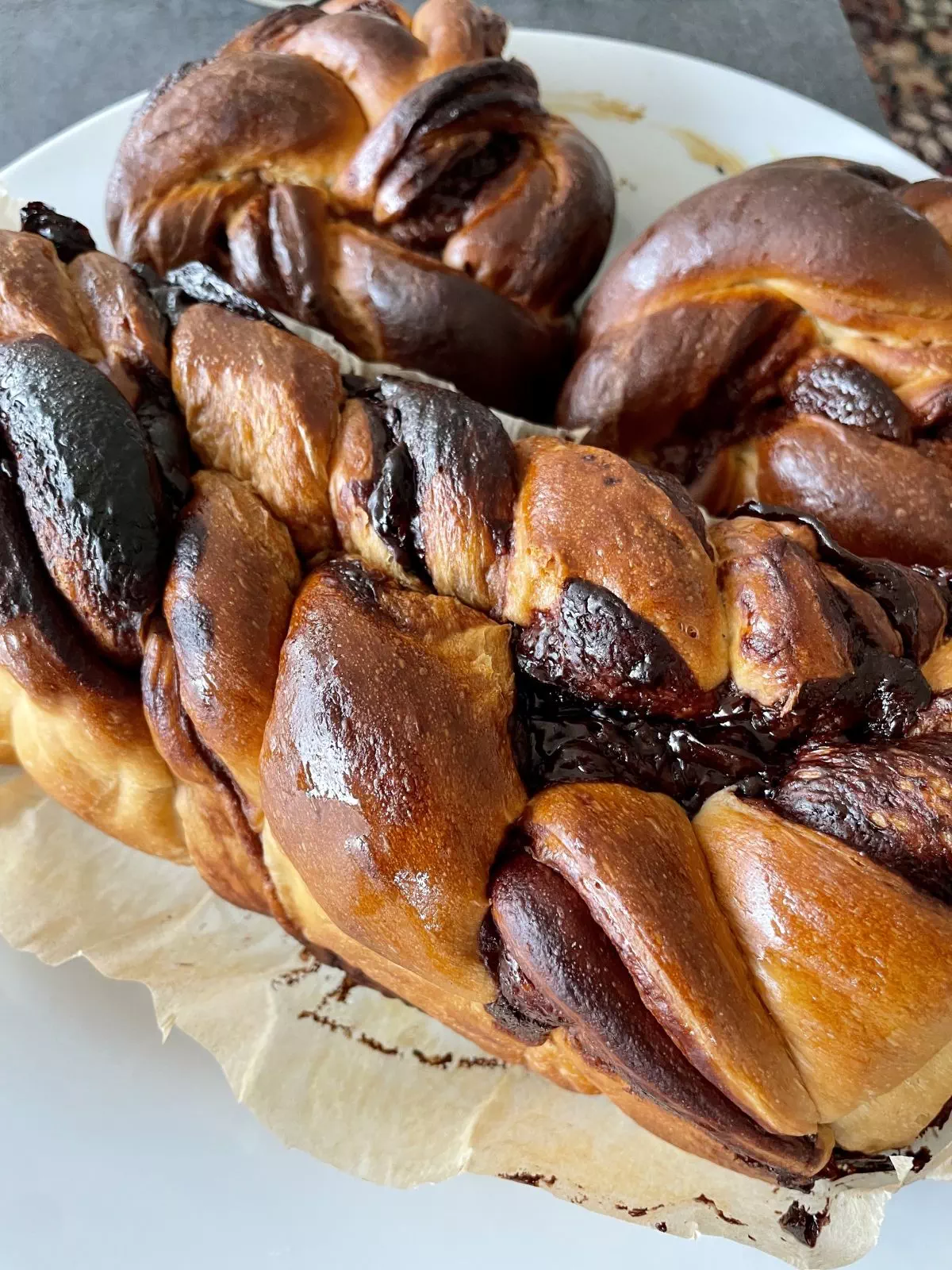 Babka gourmande chocolat/noisette