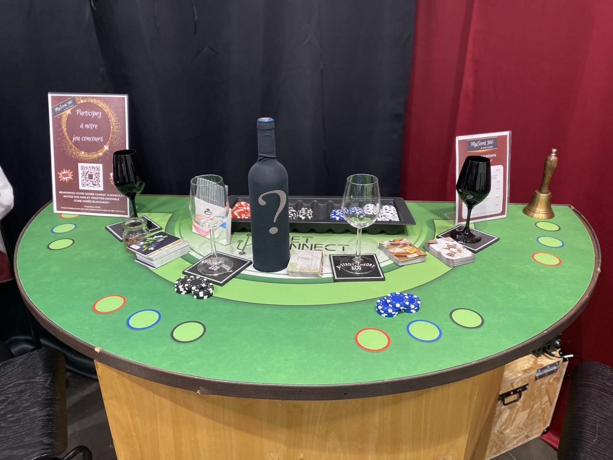 Exemple table de casino dégustation