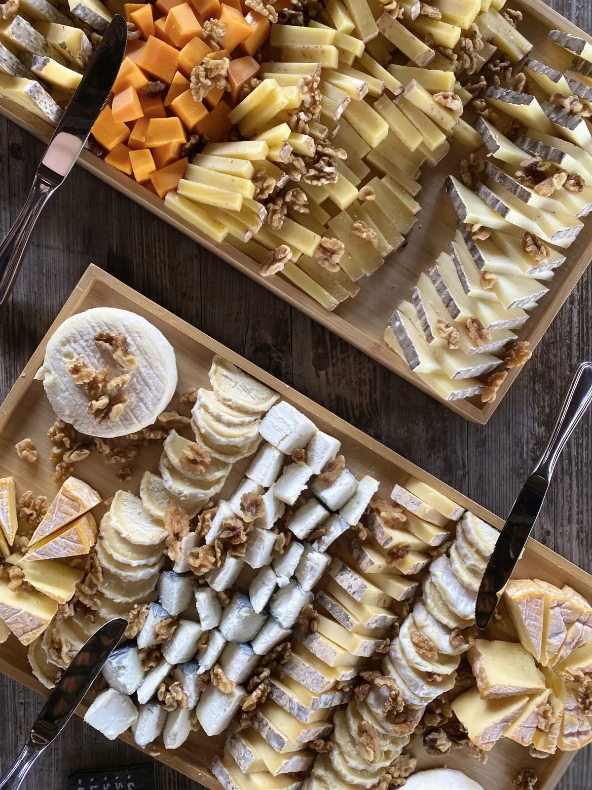 Grands plateaux de fromages