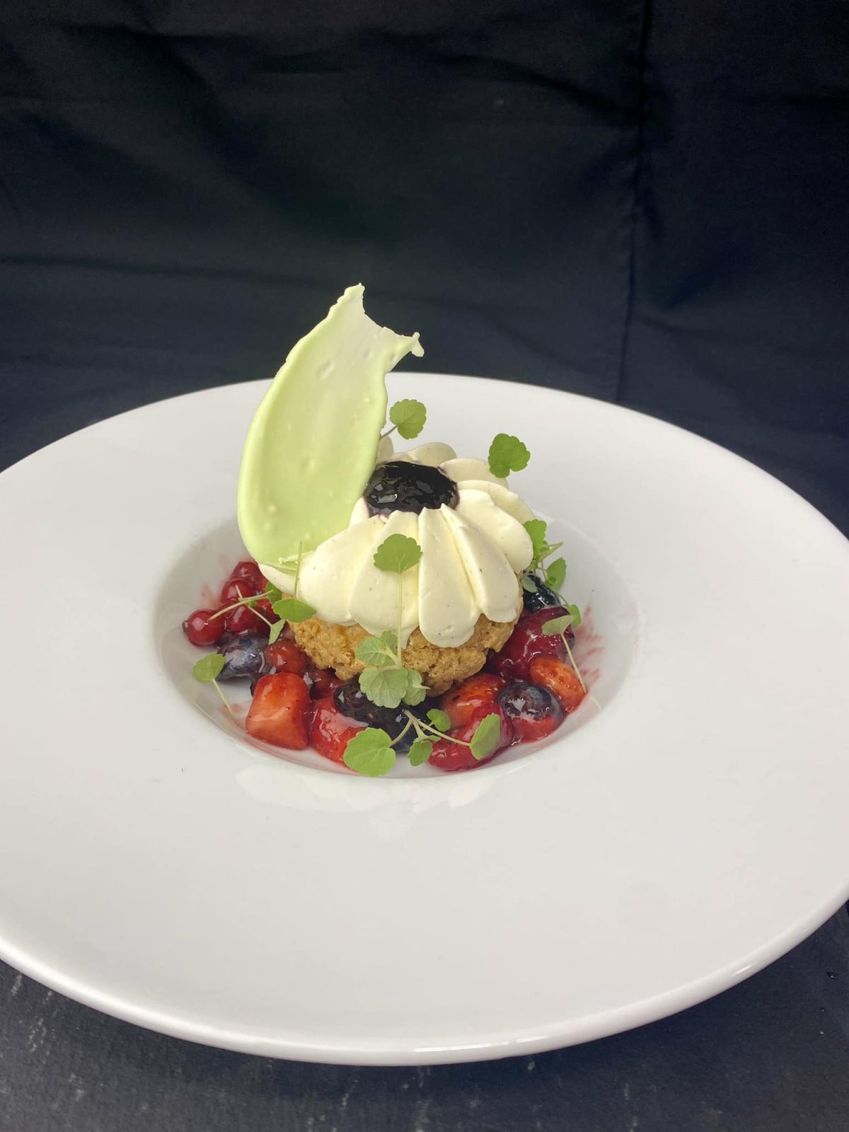 La marguerite de fruits rouges