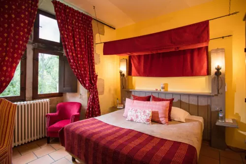 Château médiéval pittoresque dans l'Aude