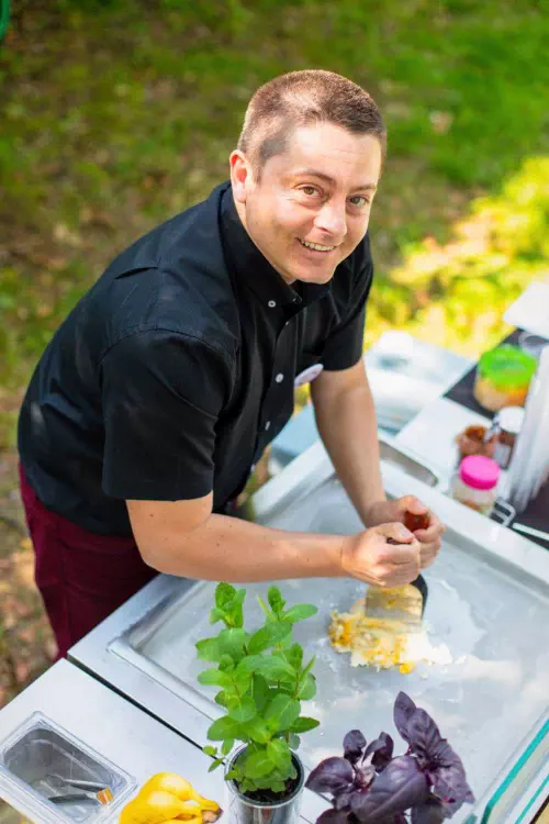 Glaces à la plancha à Bordeaux