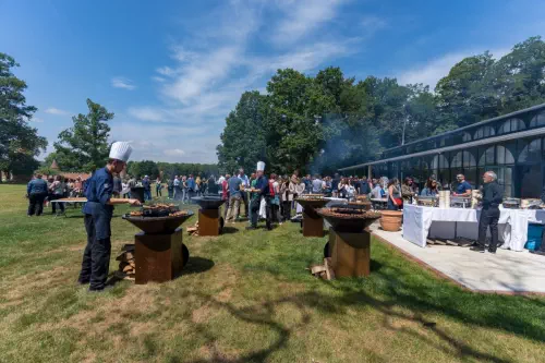 Château de réception et ses jardins dans l'Eure