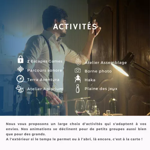 Activités variées au cœur des vignes en Gironde