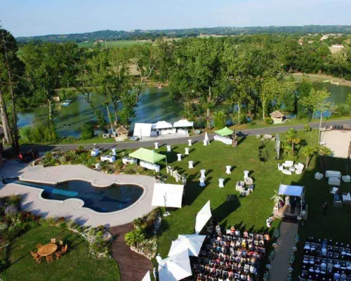 Château et grand jardin proche de Toulouse