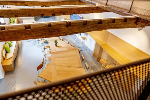 Espace de réception et verrière à Lille