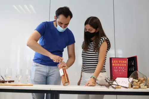 Animation autour des vins naturels