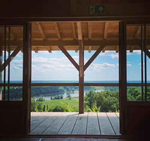 Salle de réception champêtre dans l'entre-deux mer