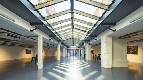 Espace de réception et verrière à Lille