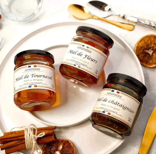 Coffrets à base de miel du Périgord