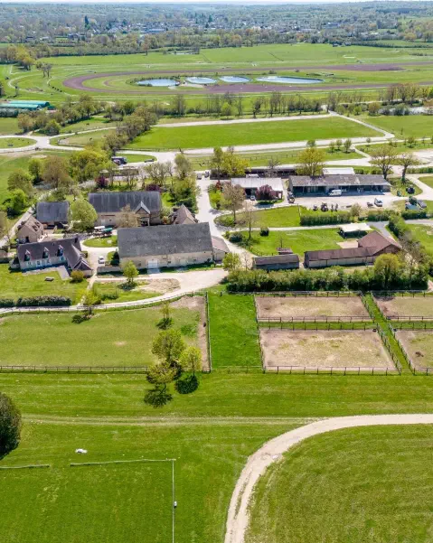 Domaine de réception au vert dans le Cher