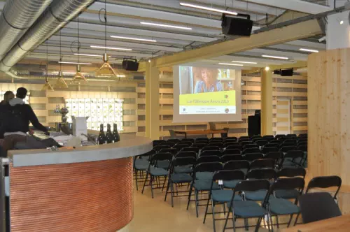 Espace de travail et de réception convivial