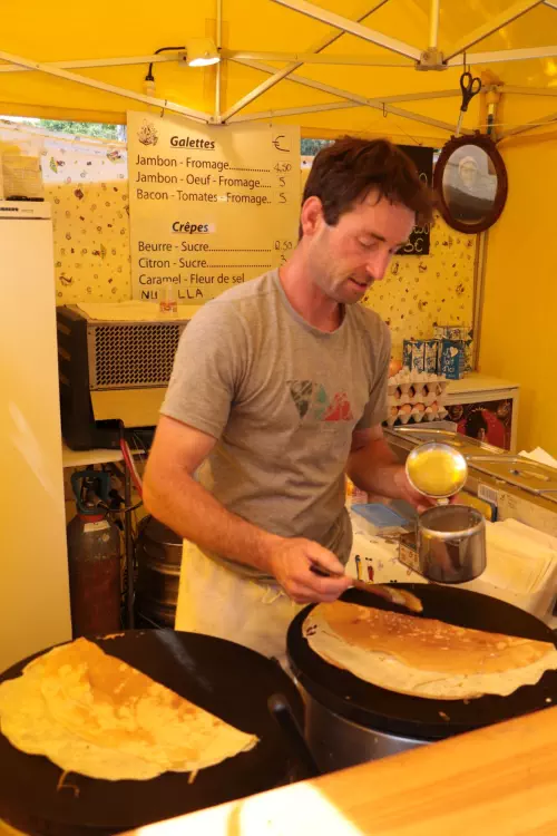 Stand de crêpes et galettes près de Poitiers