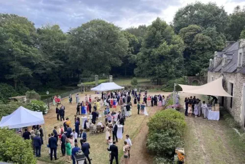 Domaine champêtre et son orangerie dans le Morbihan