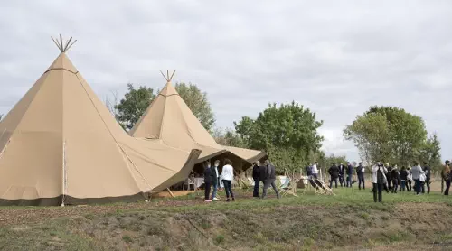 Les tipis et yourtes de Mickaël