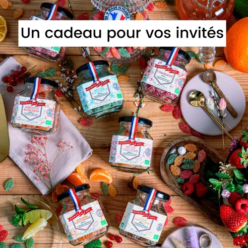 Exemple de cadeau pour invités à titre d'exemple