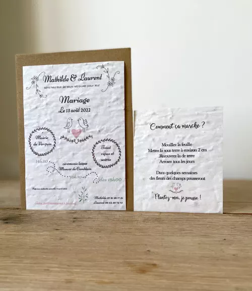 Goodies de papeteries à planter