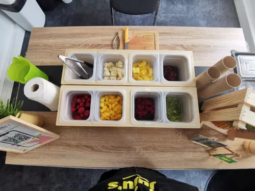 Stands de jus de fruits