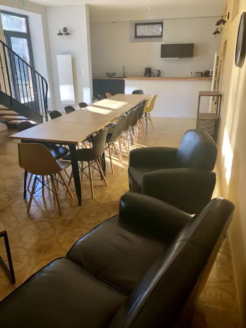 Gîte de groupe avec espace bien-être près de Lyon