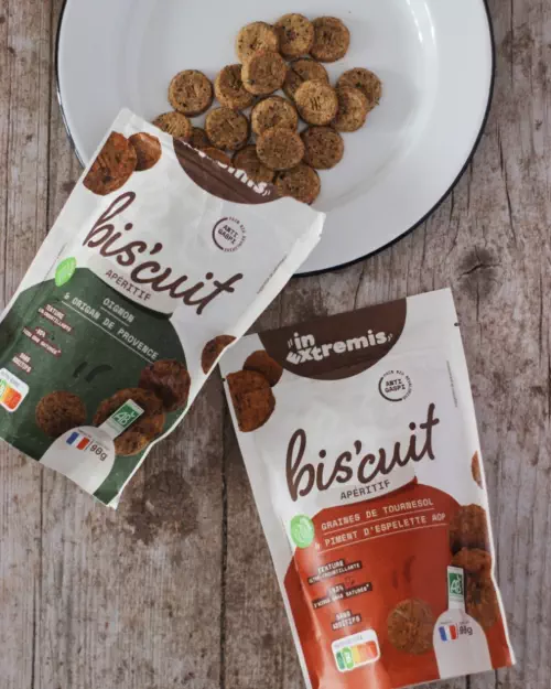 Biscuits apéritifs anti-gaspi