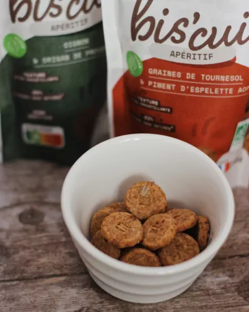 Biscuits apéritifs anti-gaspi