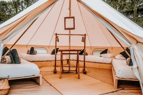 Camping naturel au bord de la Dordogne