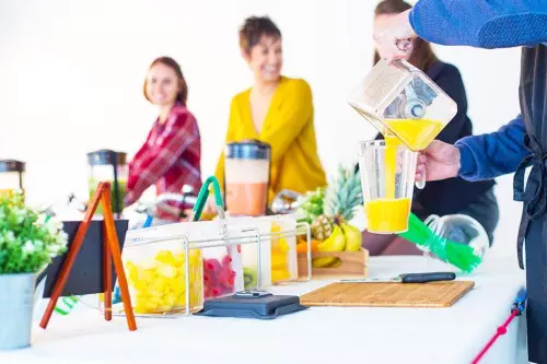 Stands de jus de fruits