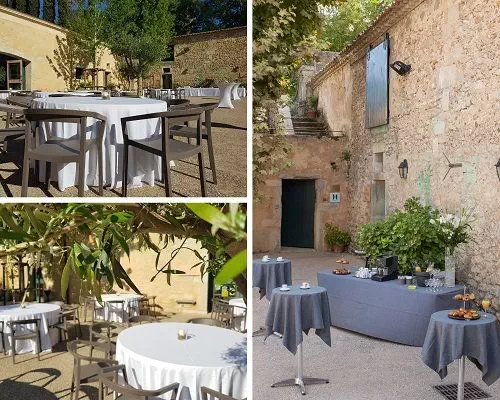 Château à Montpellier et son grand jardin à la française