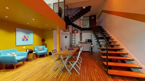 Espace coloré et original à Boulogne