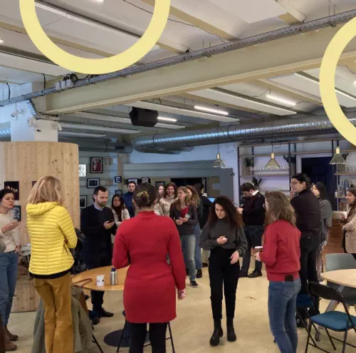 Espace de travail et de réception convivial