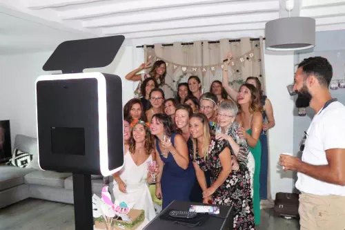 Location d'un photobooth festif