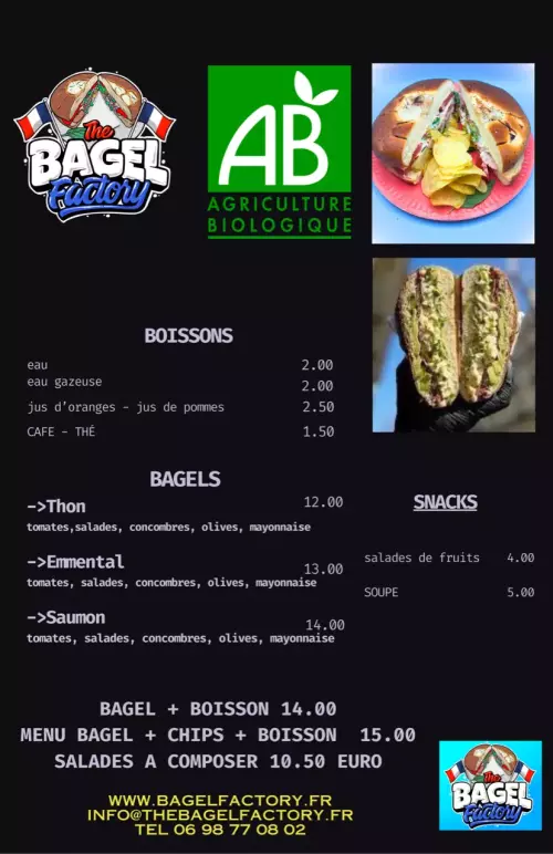 Foodtruck de bagels à Saint Mandé et Paris
