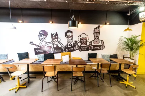 Restaurant et son espace de travail dans le 9e arrondissement