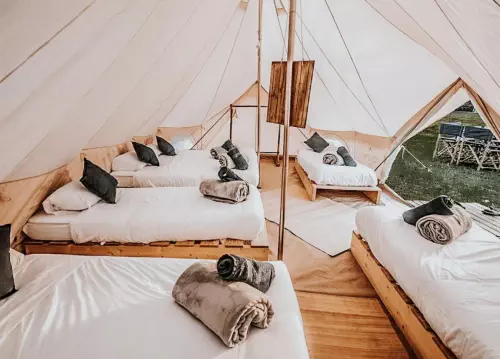 Camping naturel au bord de la Dordogne