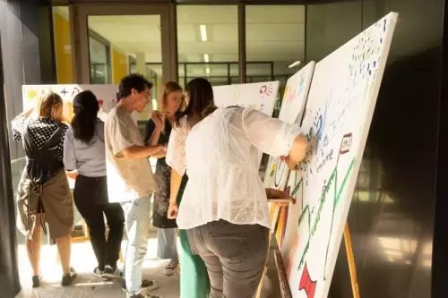 Atelier artistique RSE team building Lyon