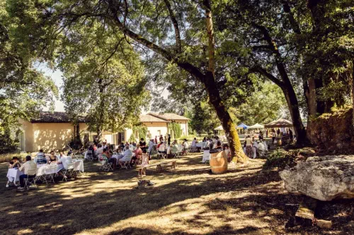 Château viticole en agriculture biologique de l'Entre-deux-Mers