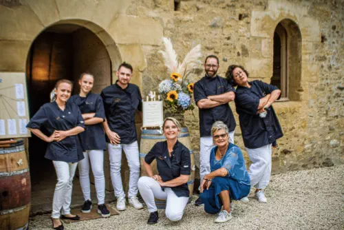 Stéphanie et son équipe !