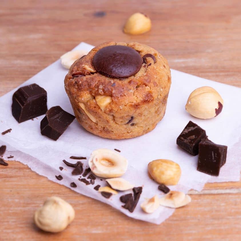 Le Muffkie choconoir & noisette torréfié