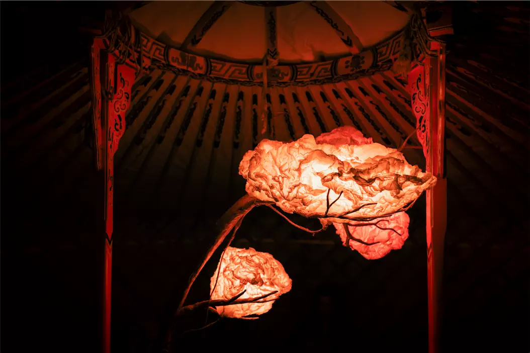 Focus sur la sculpture de l'Arbre-Soleil - crédit photo Quentin Chevrier