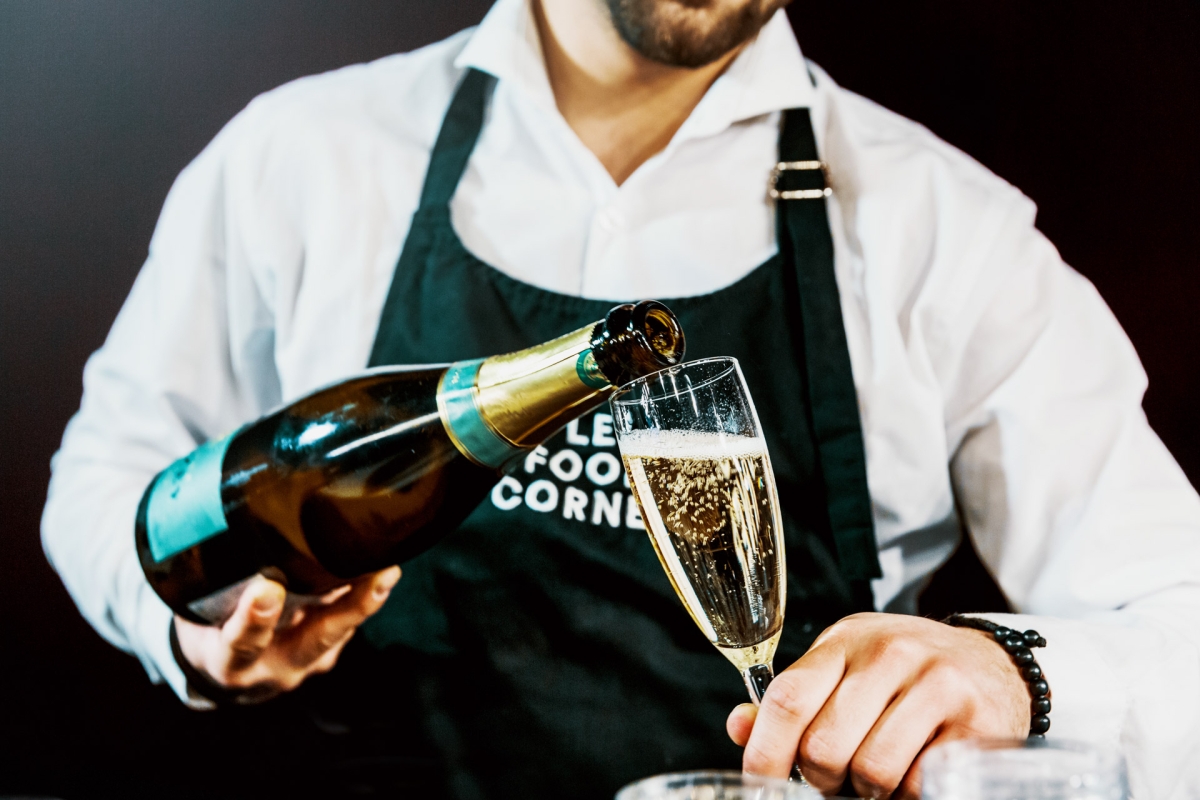 Service champagne