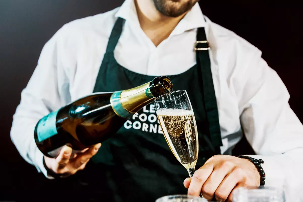Service champagne