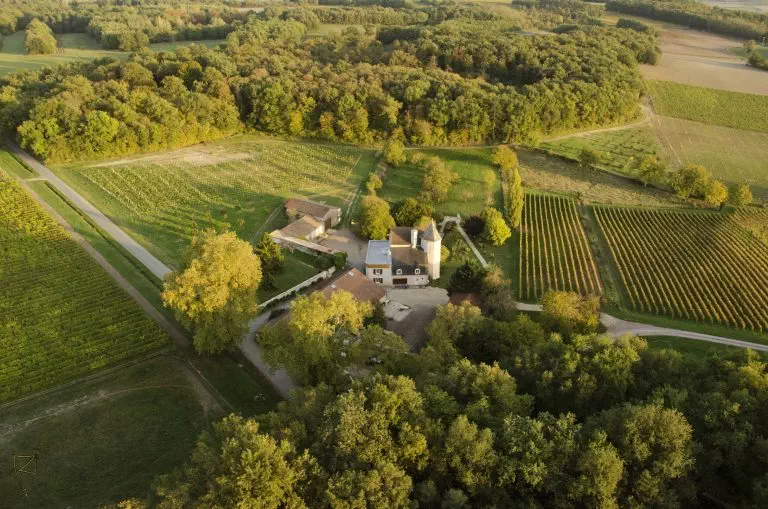 photo aérienne domaine