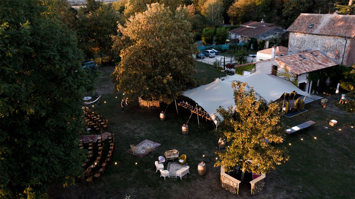 Célébration d'un mariage chez un particulier
