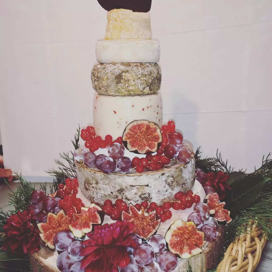 Pièce montée de fromage